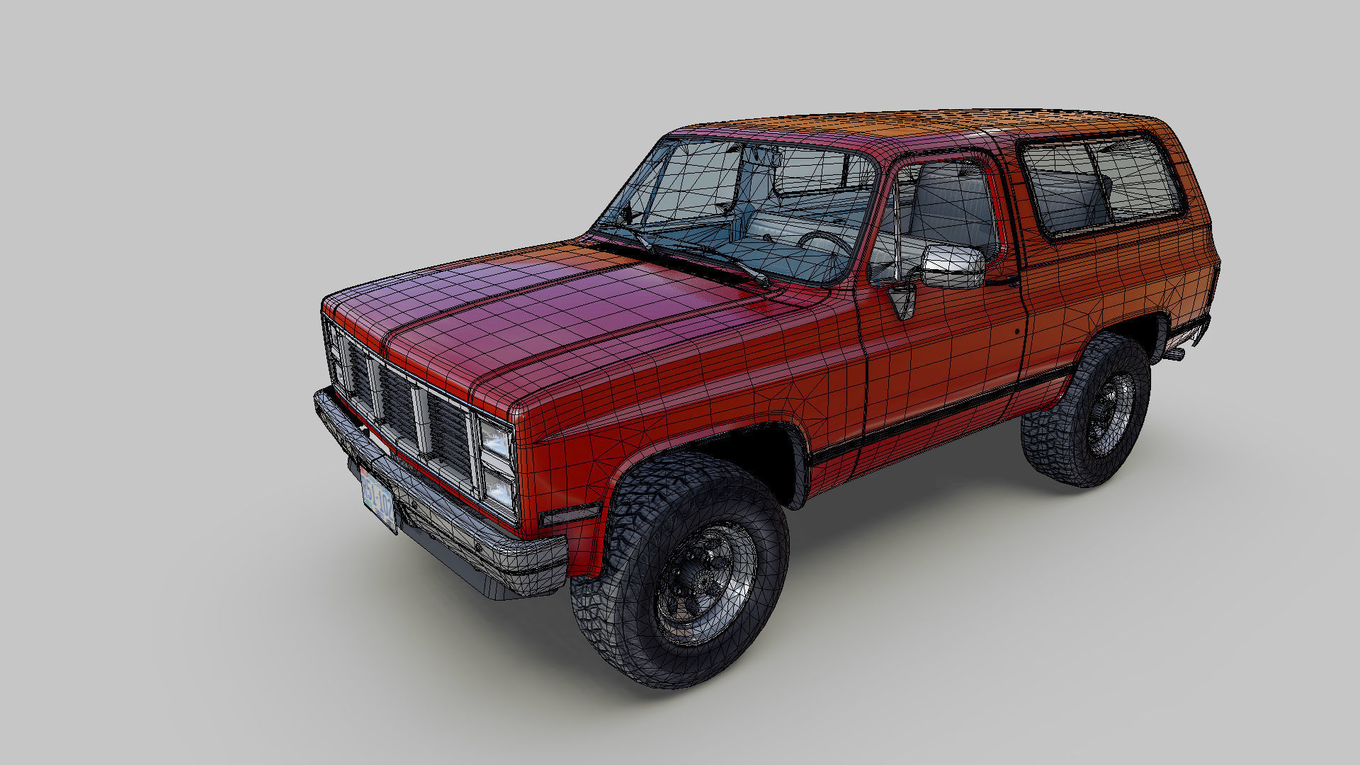 Jimmy 1985 Low-poly 3D model_24