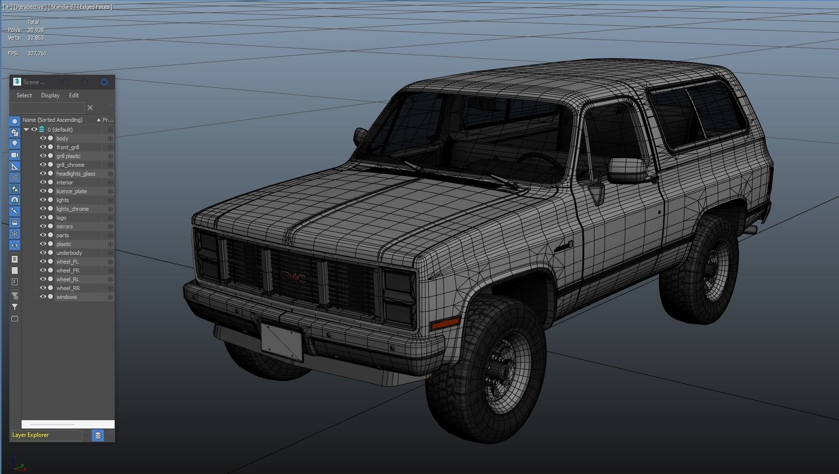 Jimmy 1985 Low-poly 3D model_38