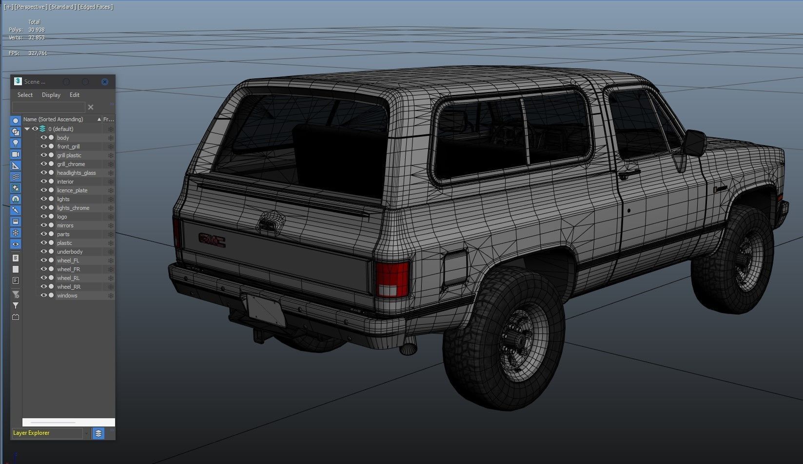 Jimmy 1985 Low-poly 3D model_36