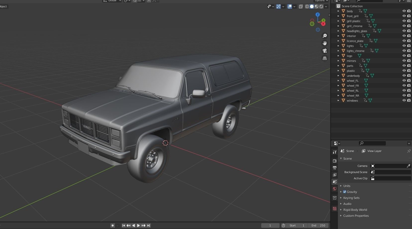 Jimmy 1985 Low-poly 3D model_44