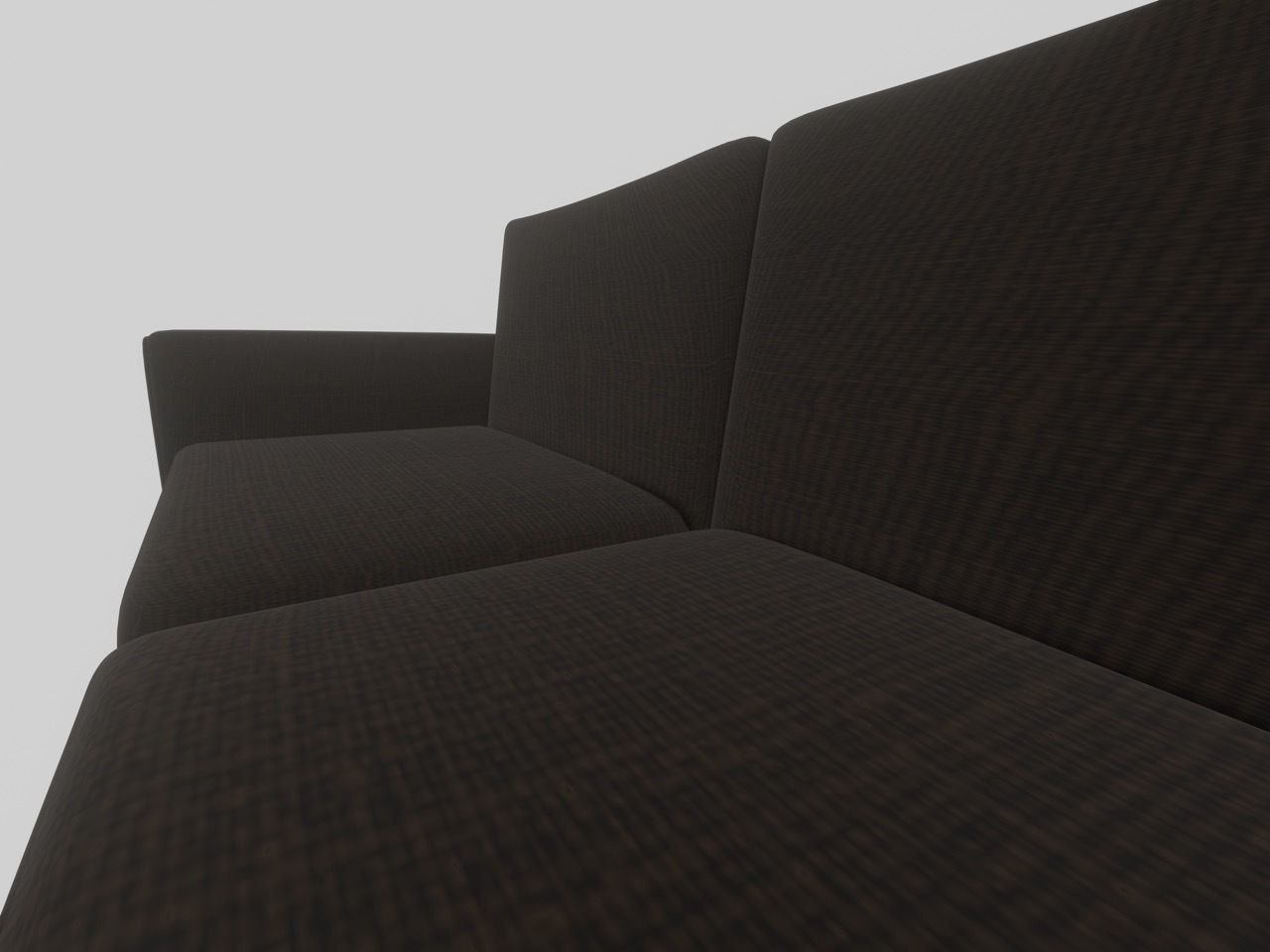 fur skin sofa 3d model 3D model_3