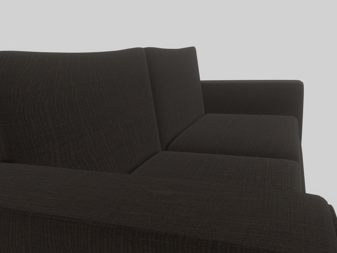 fur skin sofa 3d model 3D model_4