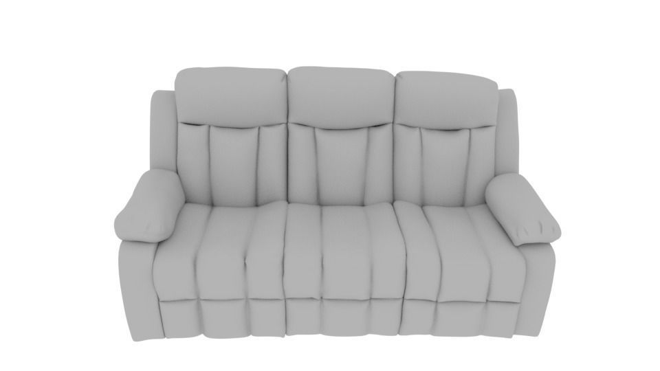 oldsofa Low-poly 3D model_6