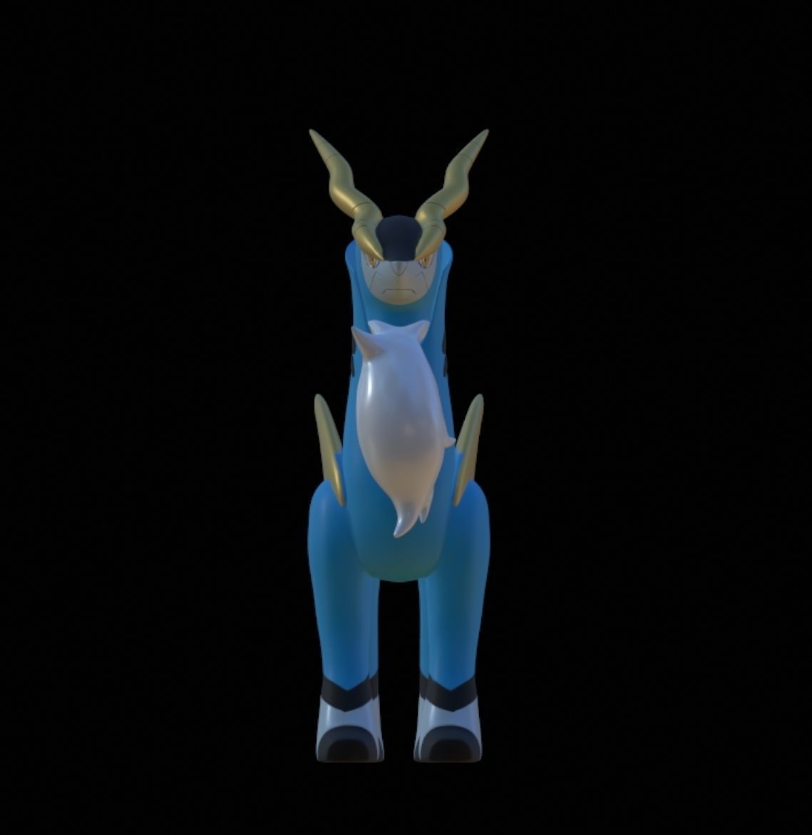 COBALION COBALON POKEMON 3D print model_1