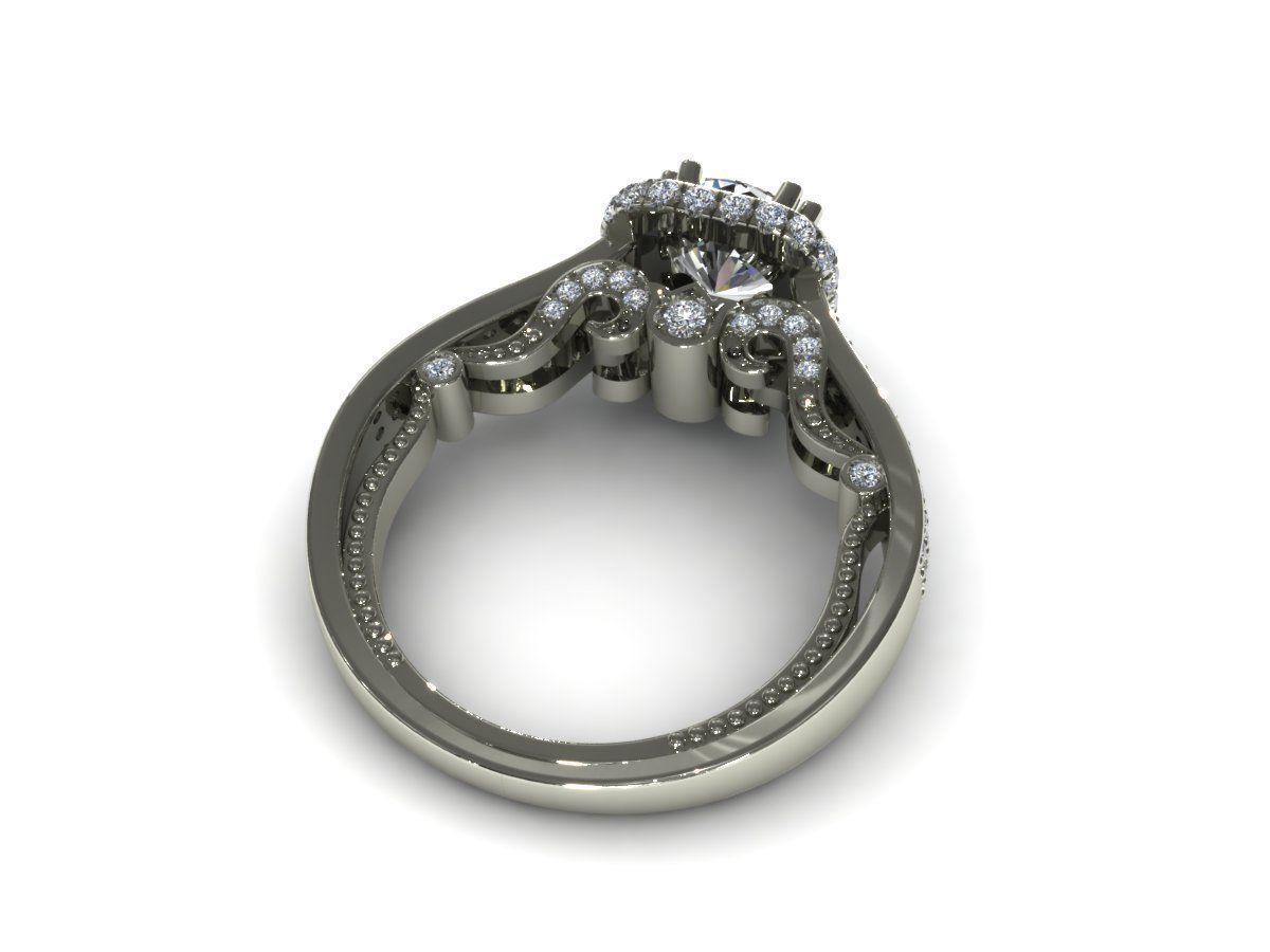 Verragio Precious Ring 3D print model_2