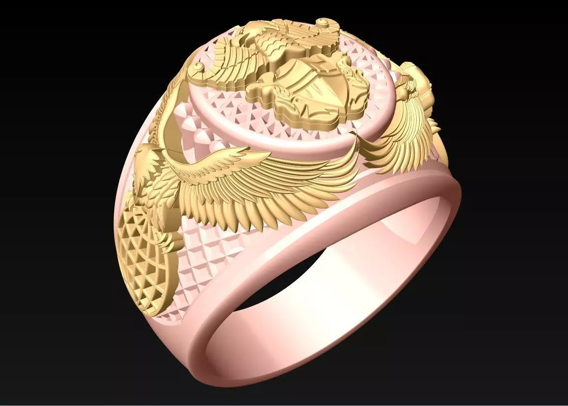 Eagle Ring - N1250 3D print model