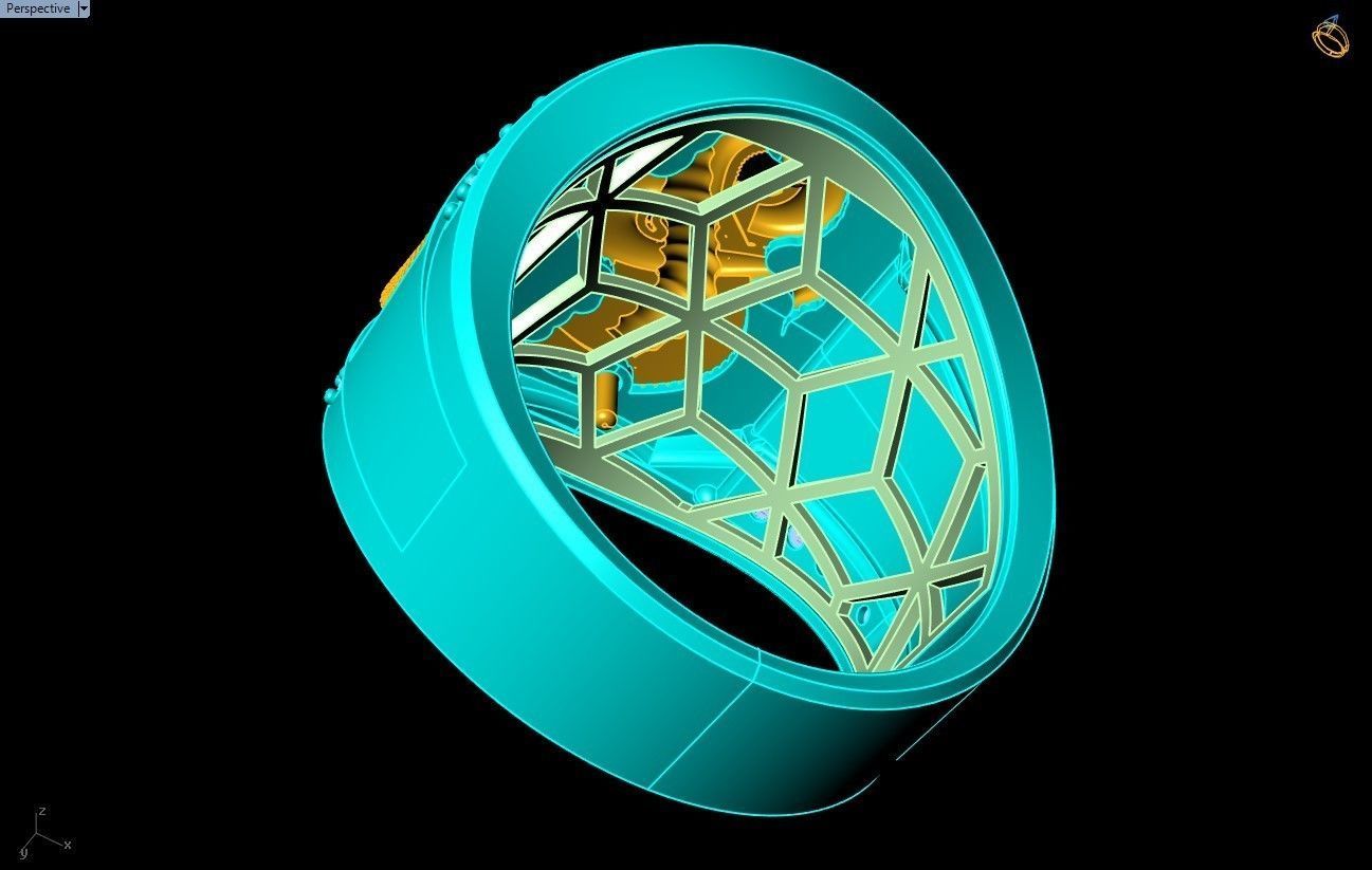 Snake Ring - Cobra Rings - N1329 3D print model_7