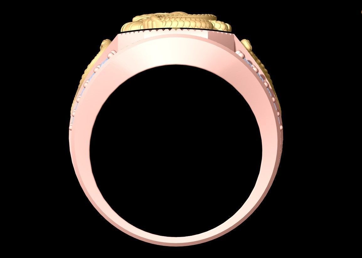 Snake Ring - Cobra Rings - N1329 3D print model_6