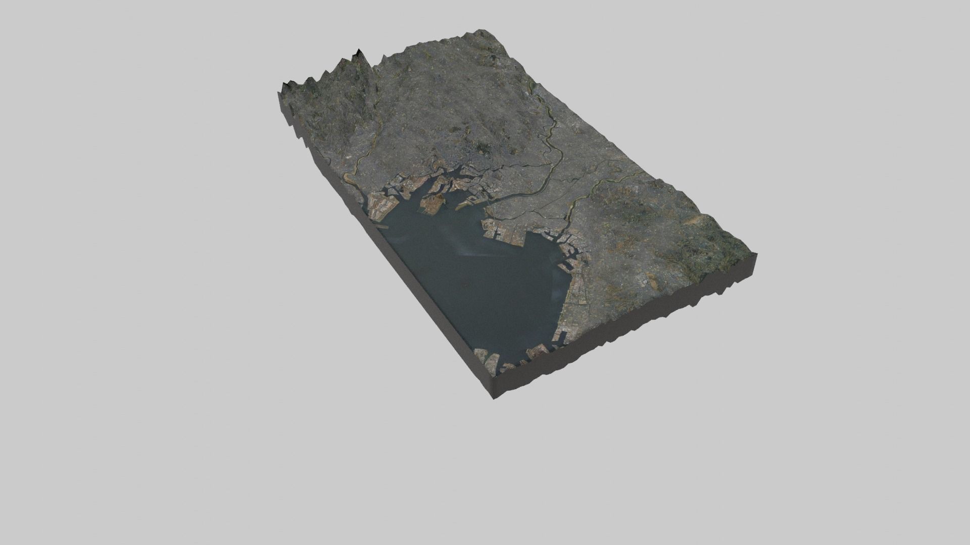 TOKYO City Low-poly 3D model_1