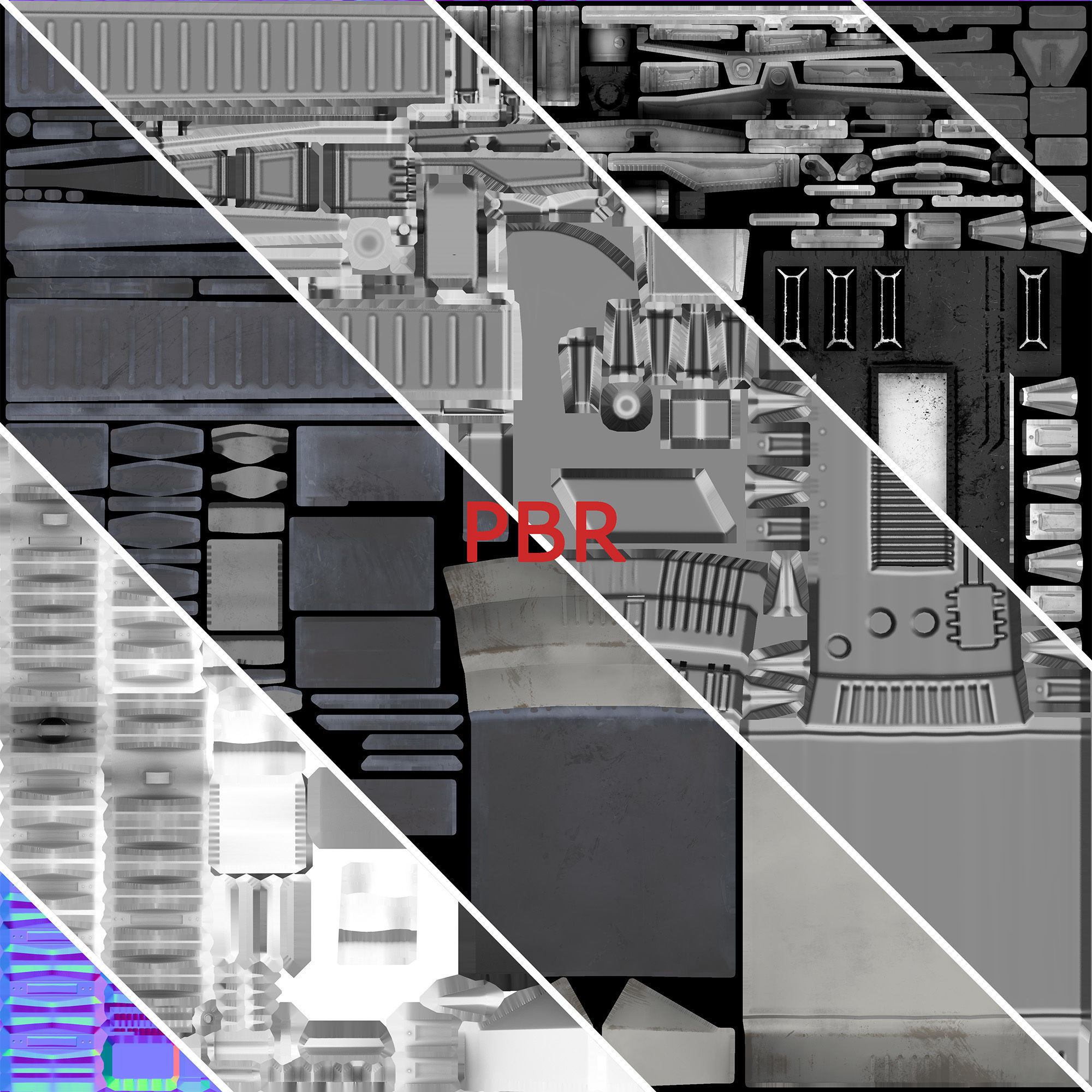 Rebel special forces star ship Low-poly 3D model_30