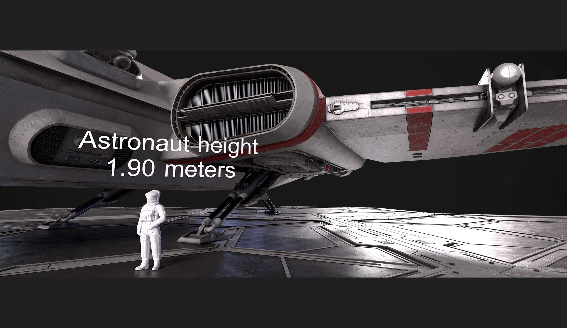 Rebel special forces star ship Low-poly 3D model_7