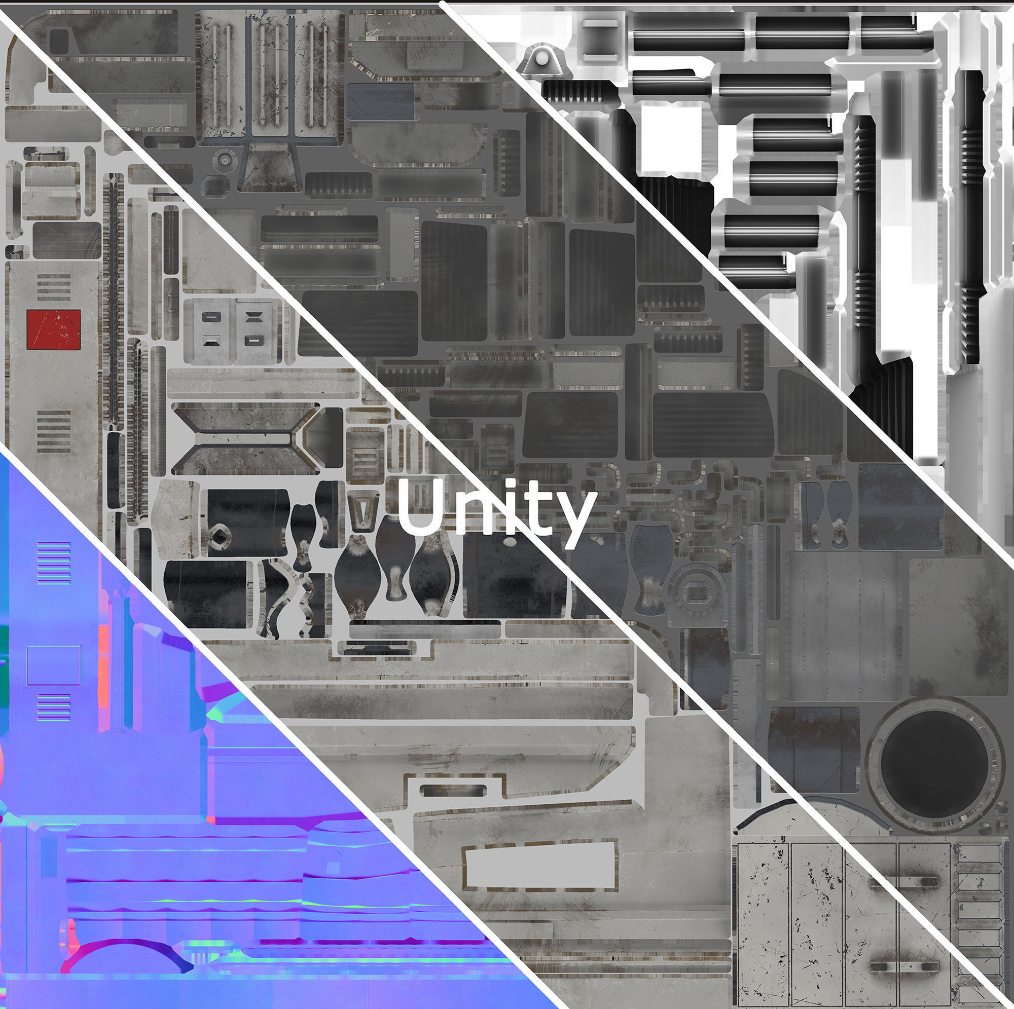 Rebel special forces star ship Low-poly 3D model_31