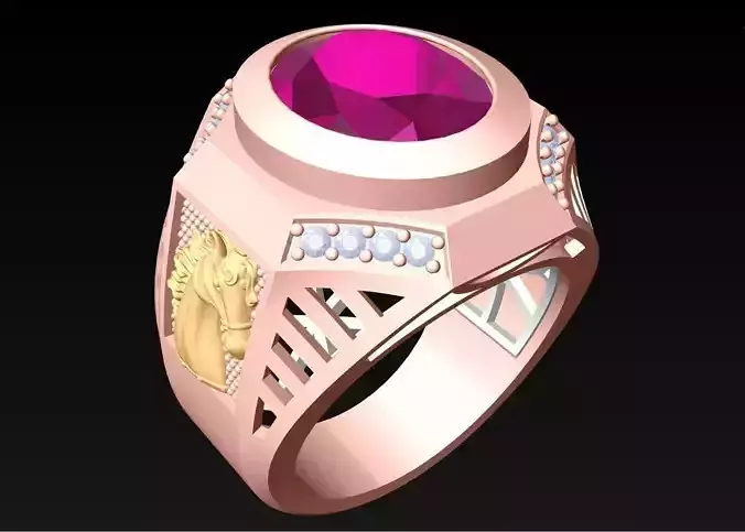 Horse Rings - Oval Ring - N1419