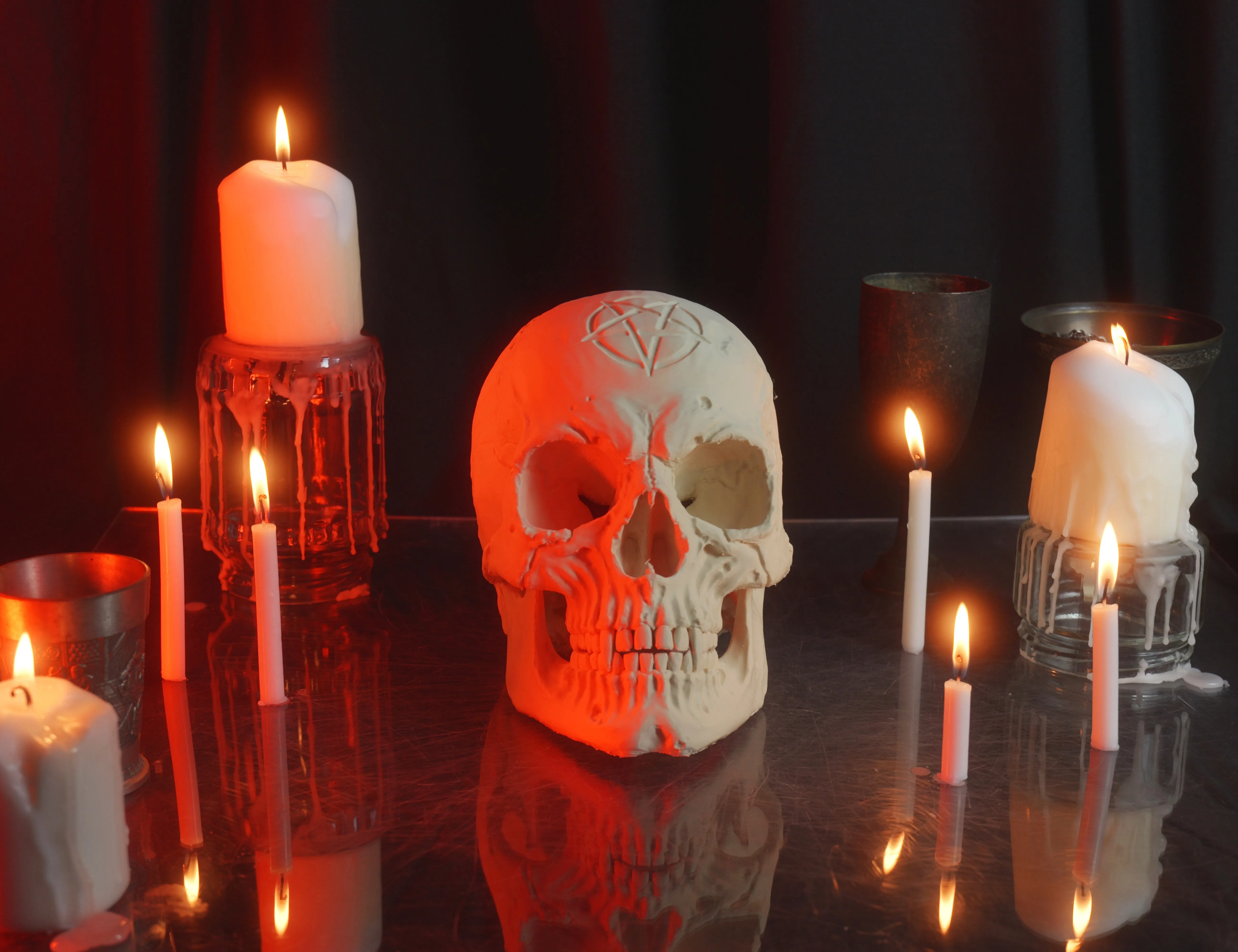 Vampire skull Free 3D print model