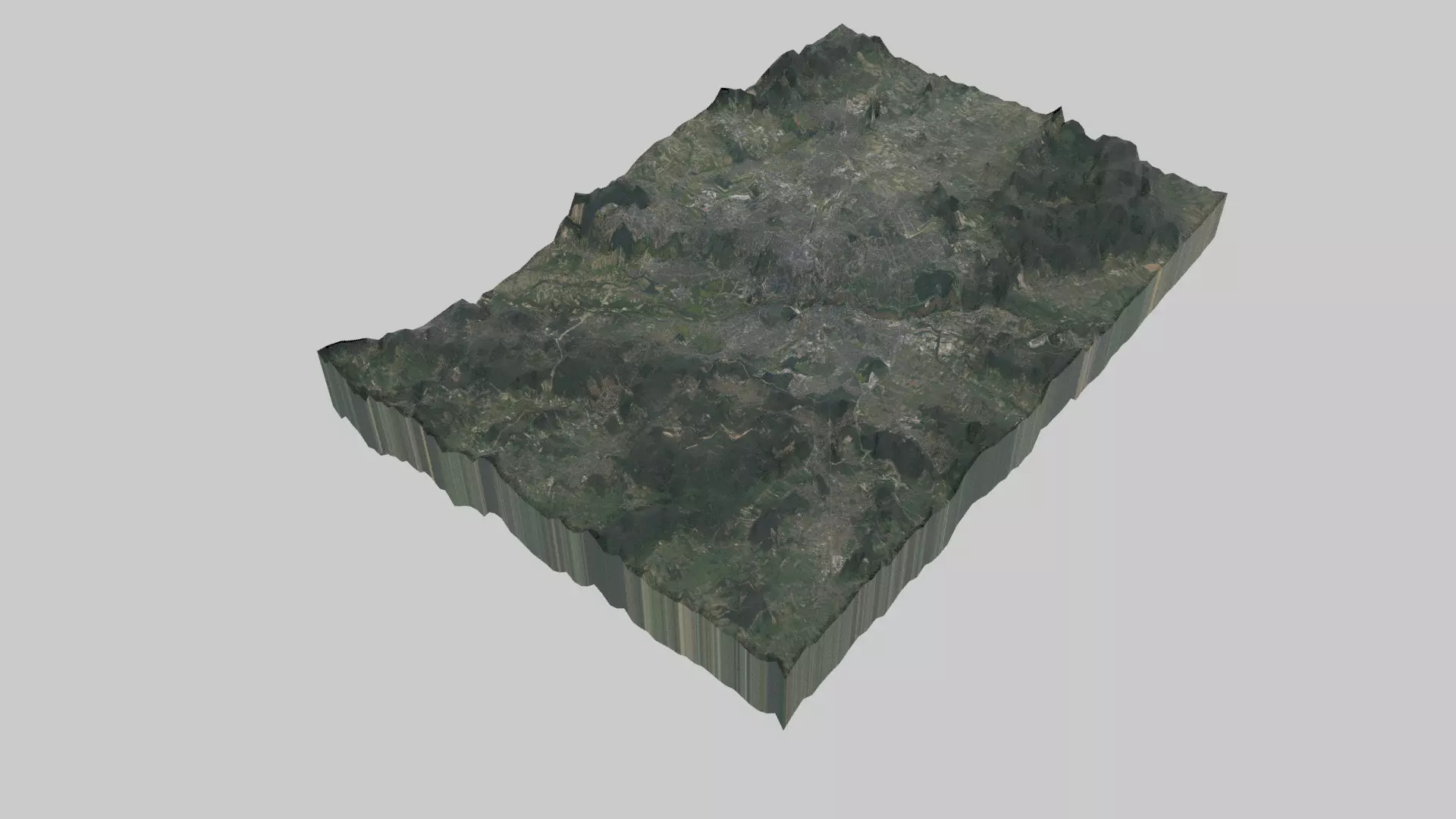 WARSAW City Low-poly 3D model