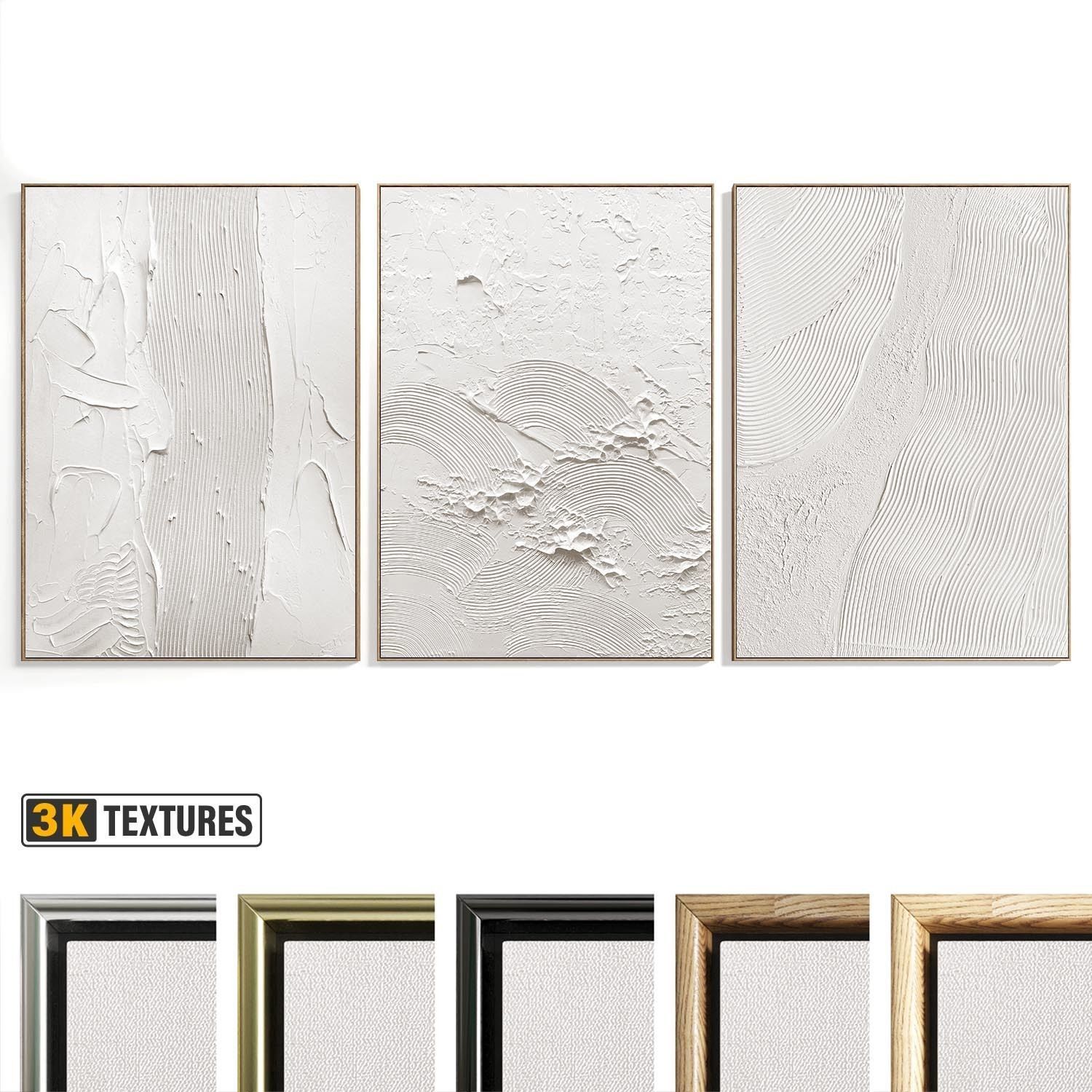 Abstract Painting Set of 3 pieces - No 47 Low-poly 3D model_1