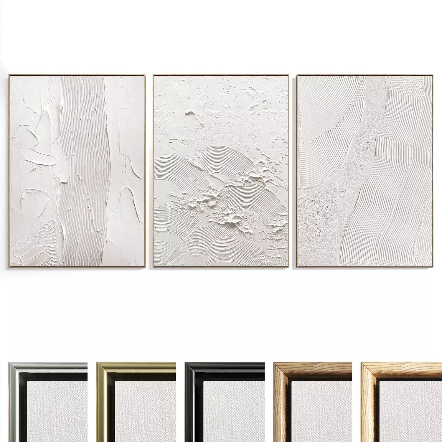 Abstract Painting Set of 3 pieces - No 47 Low-poly 3D model_0