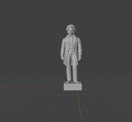 Soren Kierkegaard 3D print model