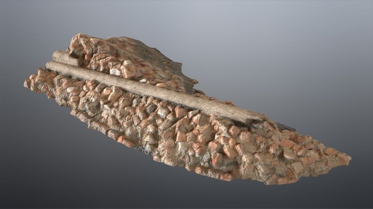 Debris Low-poly 3D model_13