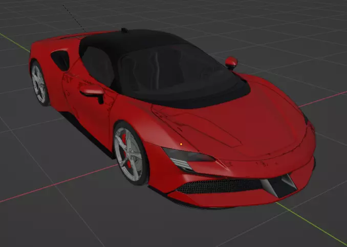 SF90 Stradale 3D model