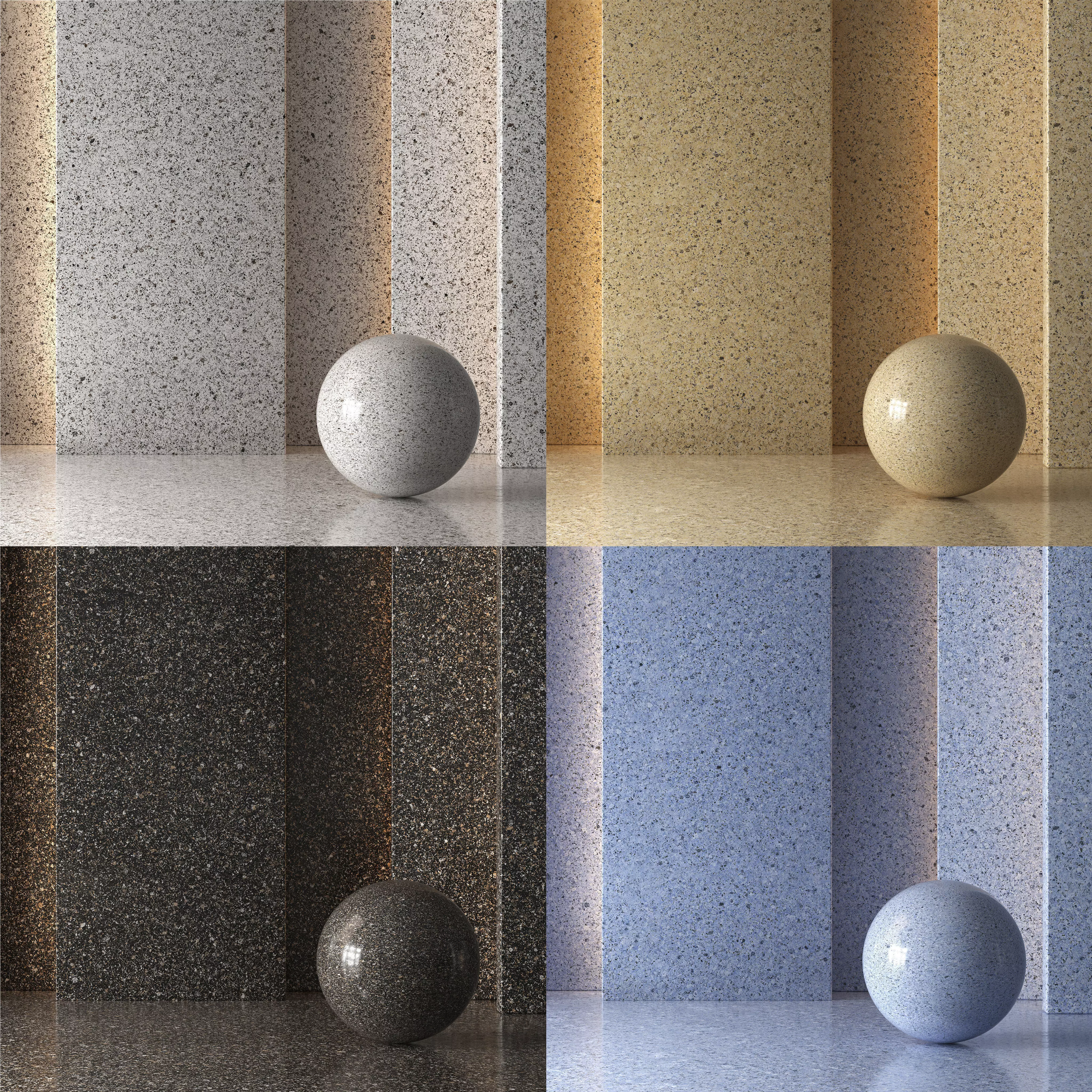 4 Granite Material 8K-Seamless-Tileable-No 67 3D model_0