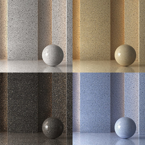 4 Granite Material 8K-Seamless-Tileable-No 67 3D model