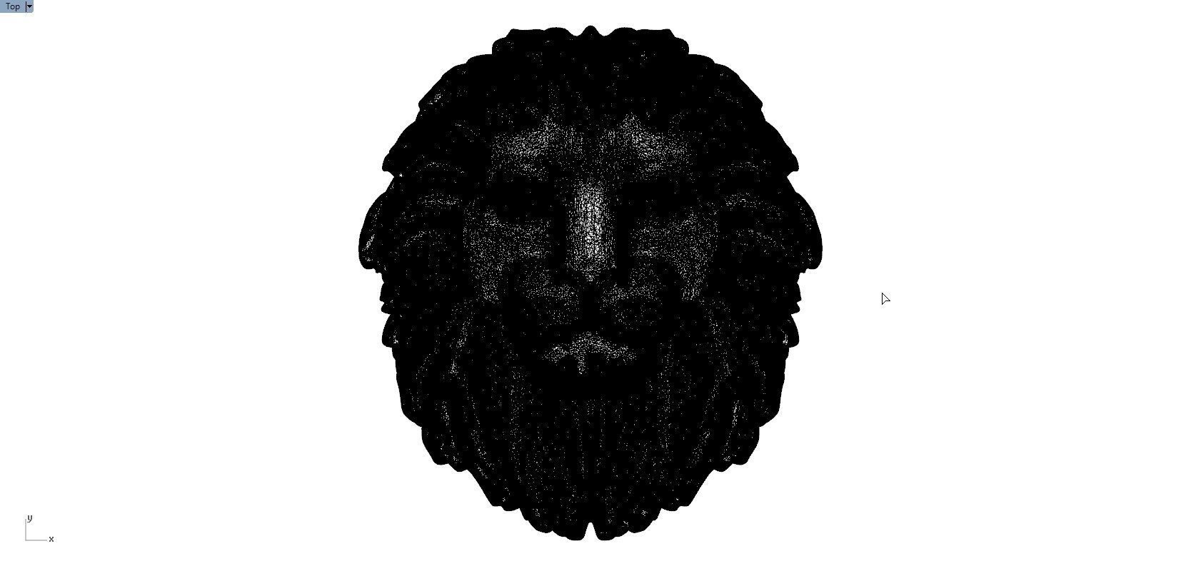 LION PENDENT 3D print model_7