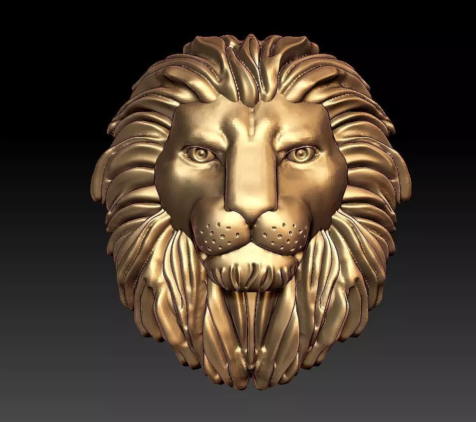 LION PENDENT 3D print model_0