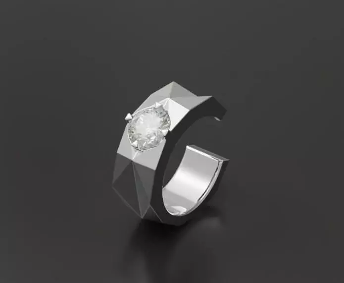 Earing cuff 3D model_0