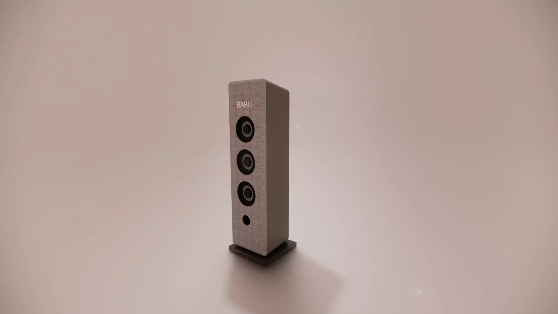 speaker 3D model