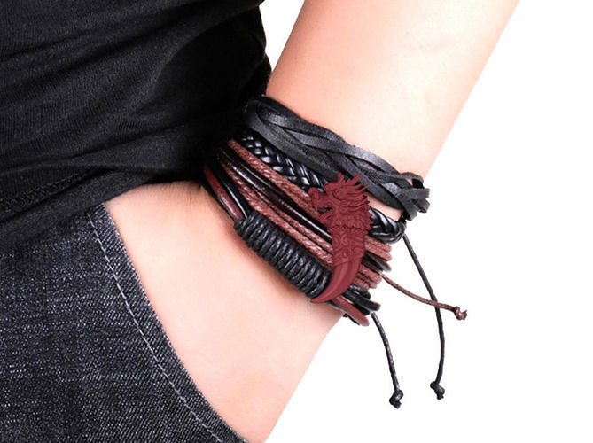 DRAGON WITH LEATHER STRAP 3D print model