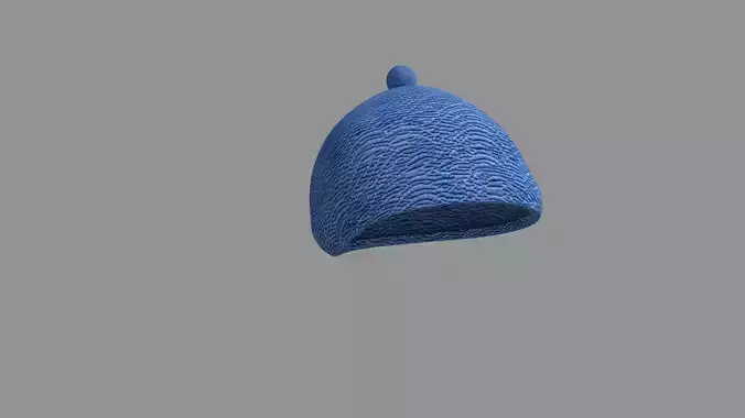 knitted hat 3D model