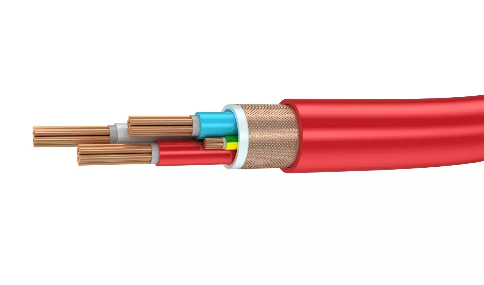 Cable Low-poly 3D model_0