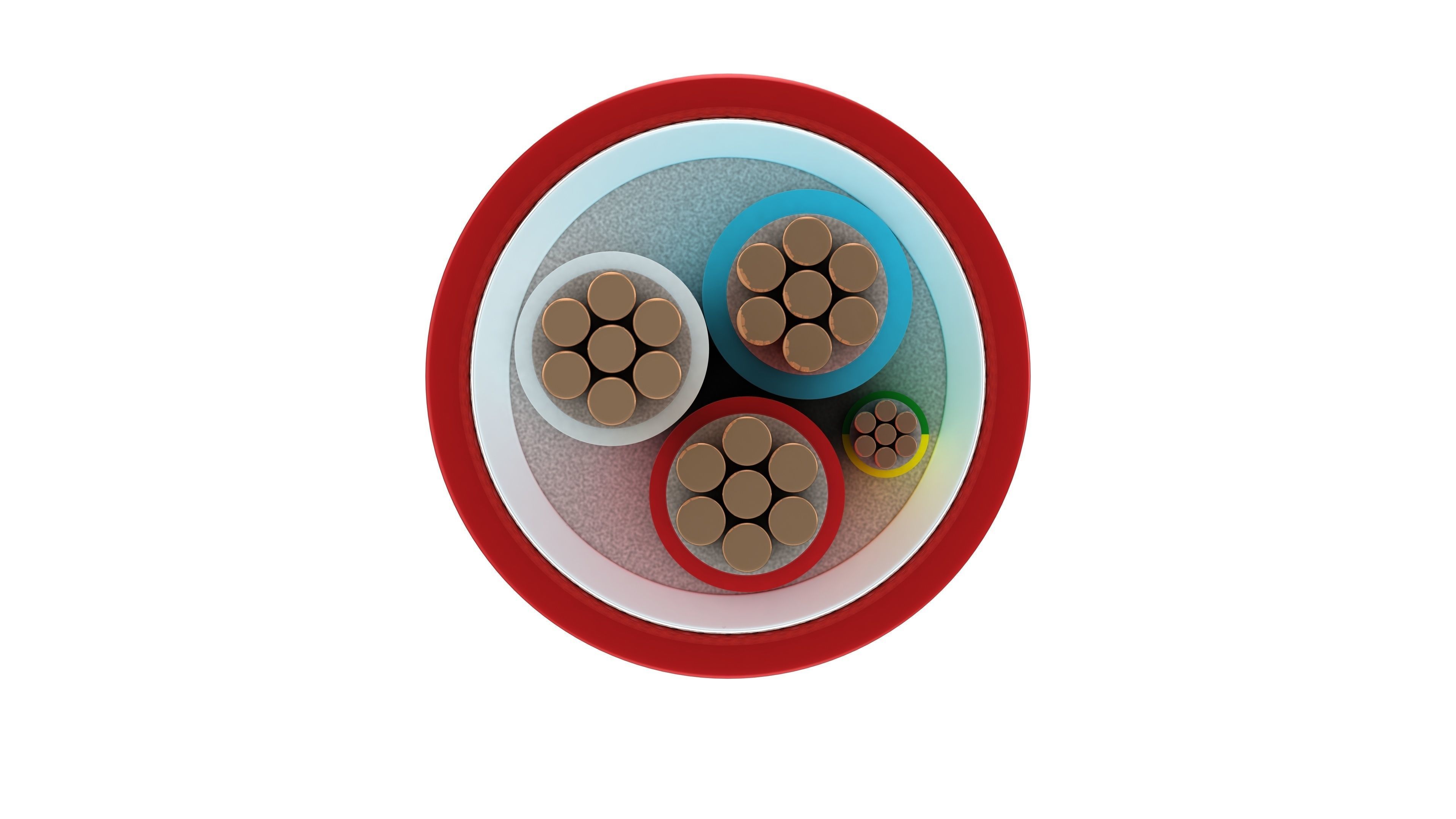 Cable Low-poly 3D model_12