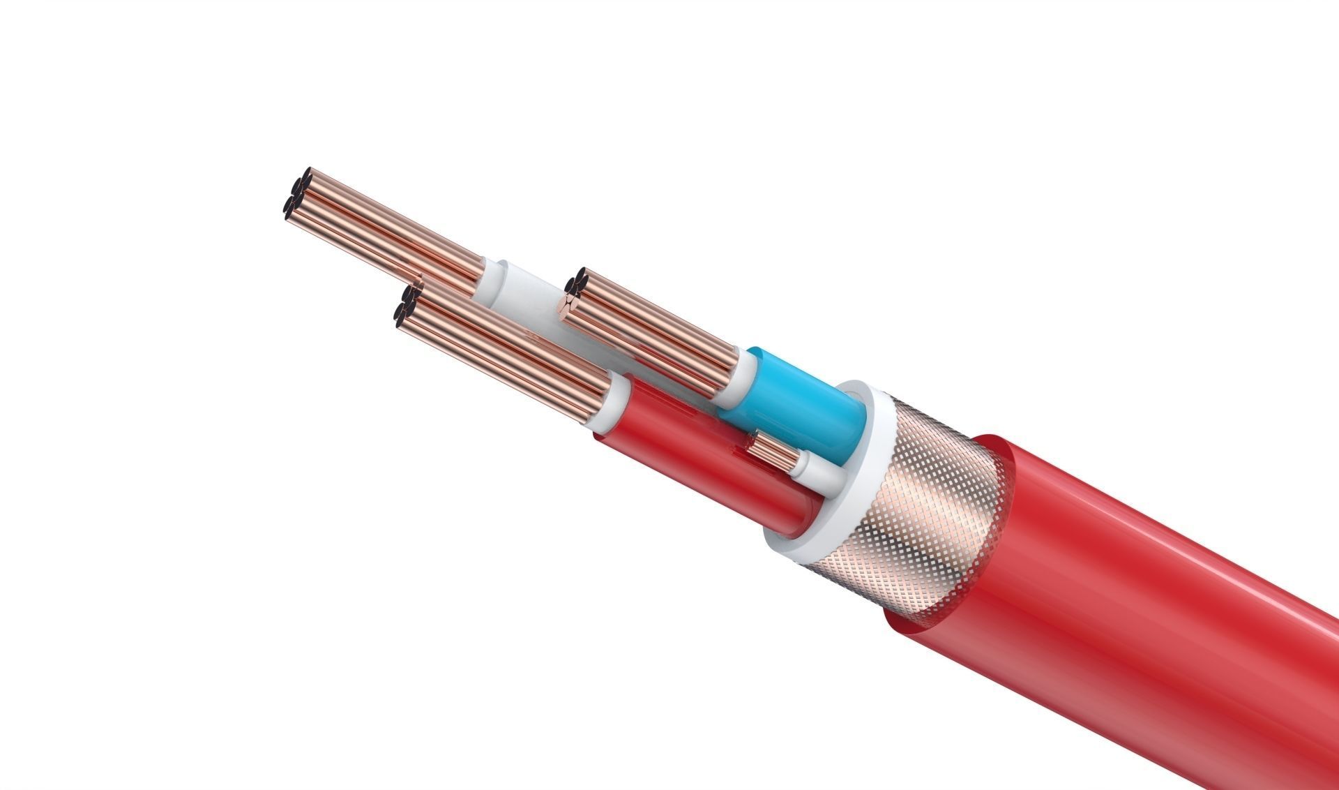 Cable Low-poly 3D model_11