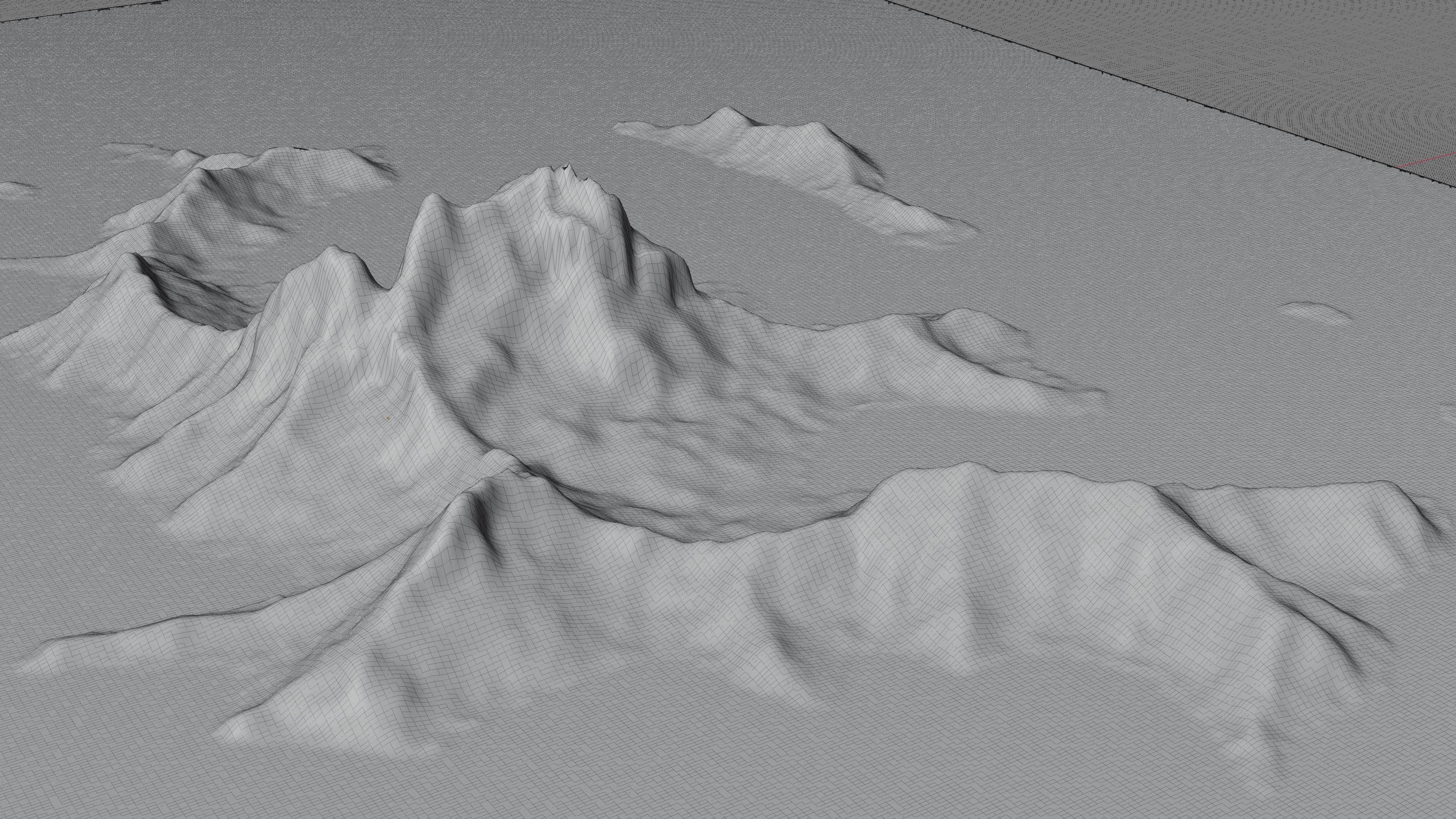 Bora Bora 3d model terrain 3D model_4