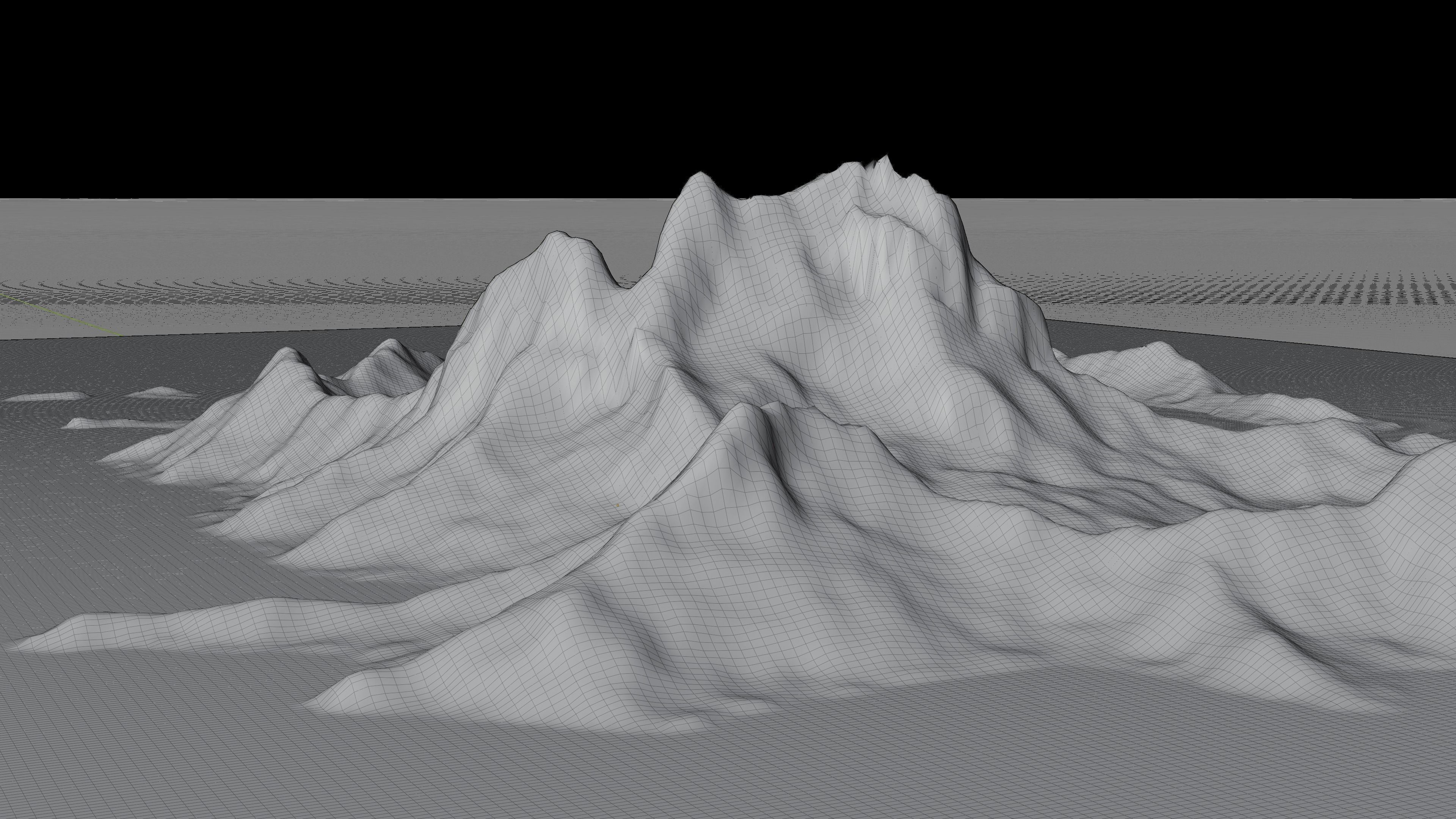 Bora Bora 3d model terrain 3D model_2