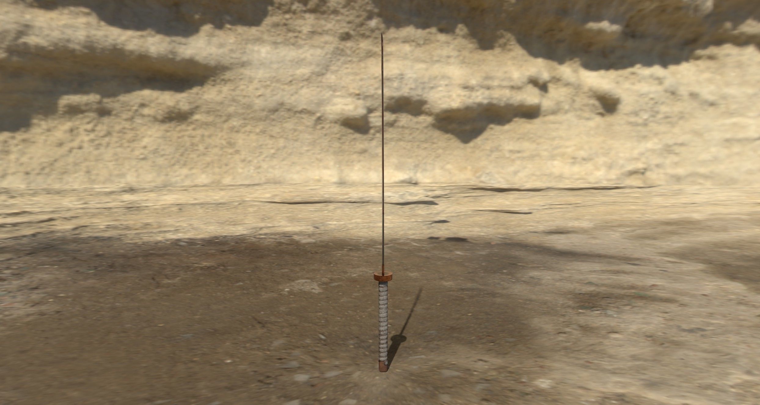 Katana -- PBR -- Game Ready Asset Low-poly 3D model_5