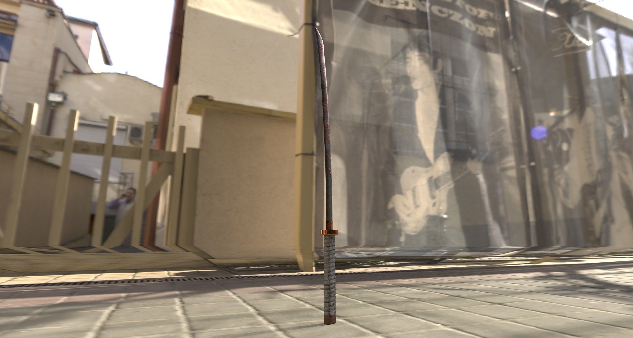 Katana -- PBR -- Game Ready Asset Low-poly 3D model_6