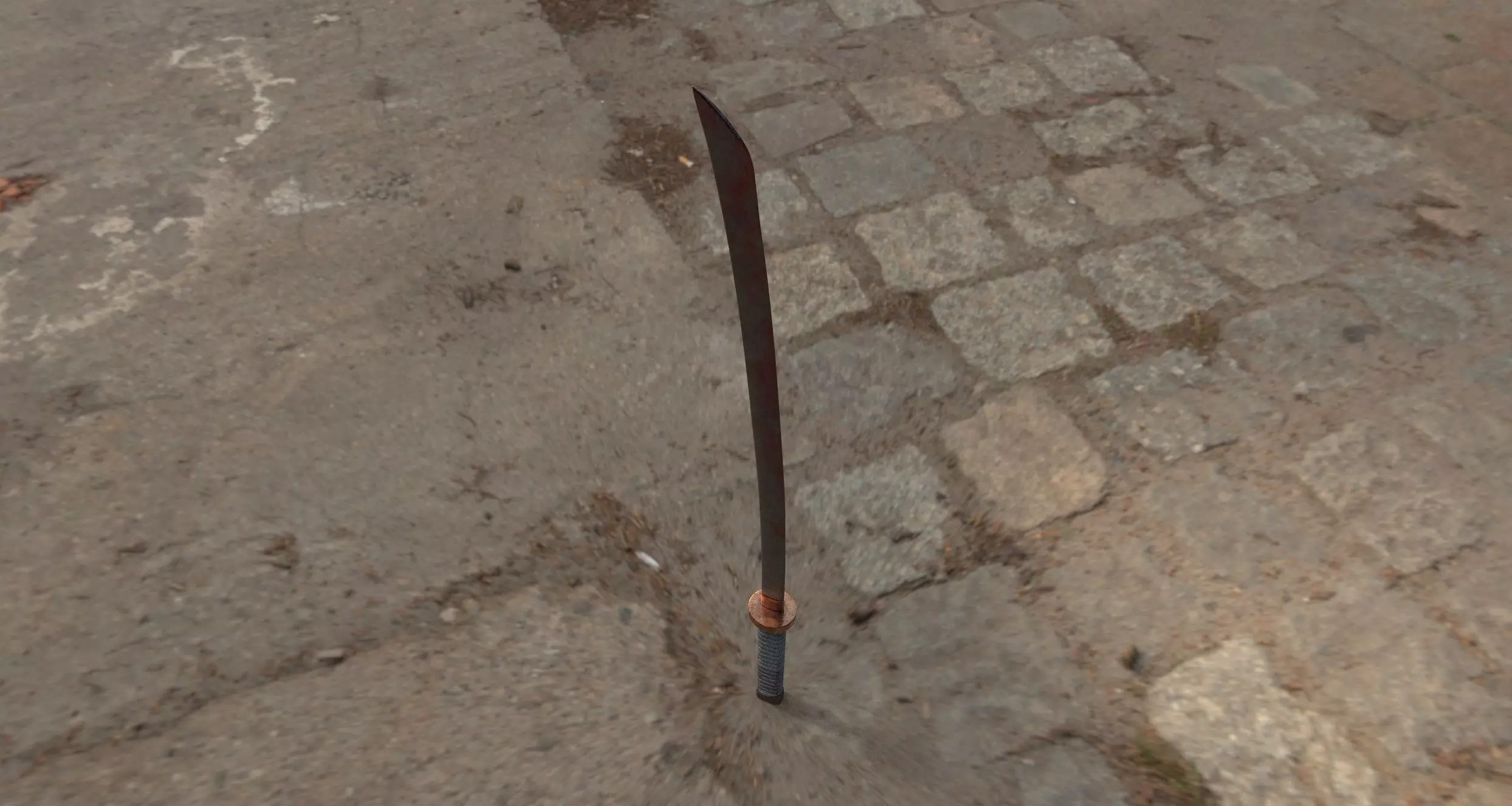Katana -- PBR -- Game Ready Asset Low-poly 3D model_0