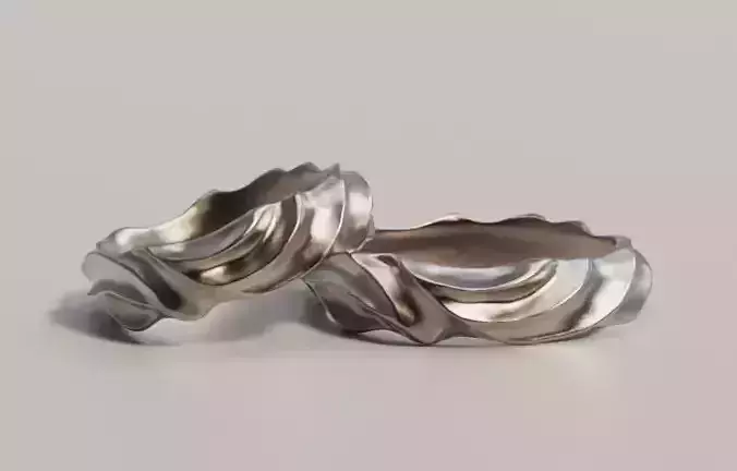 Engagement rings Waves