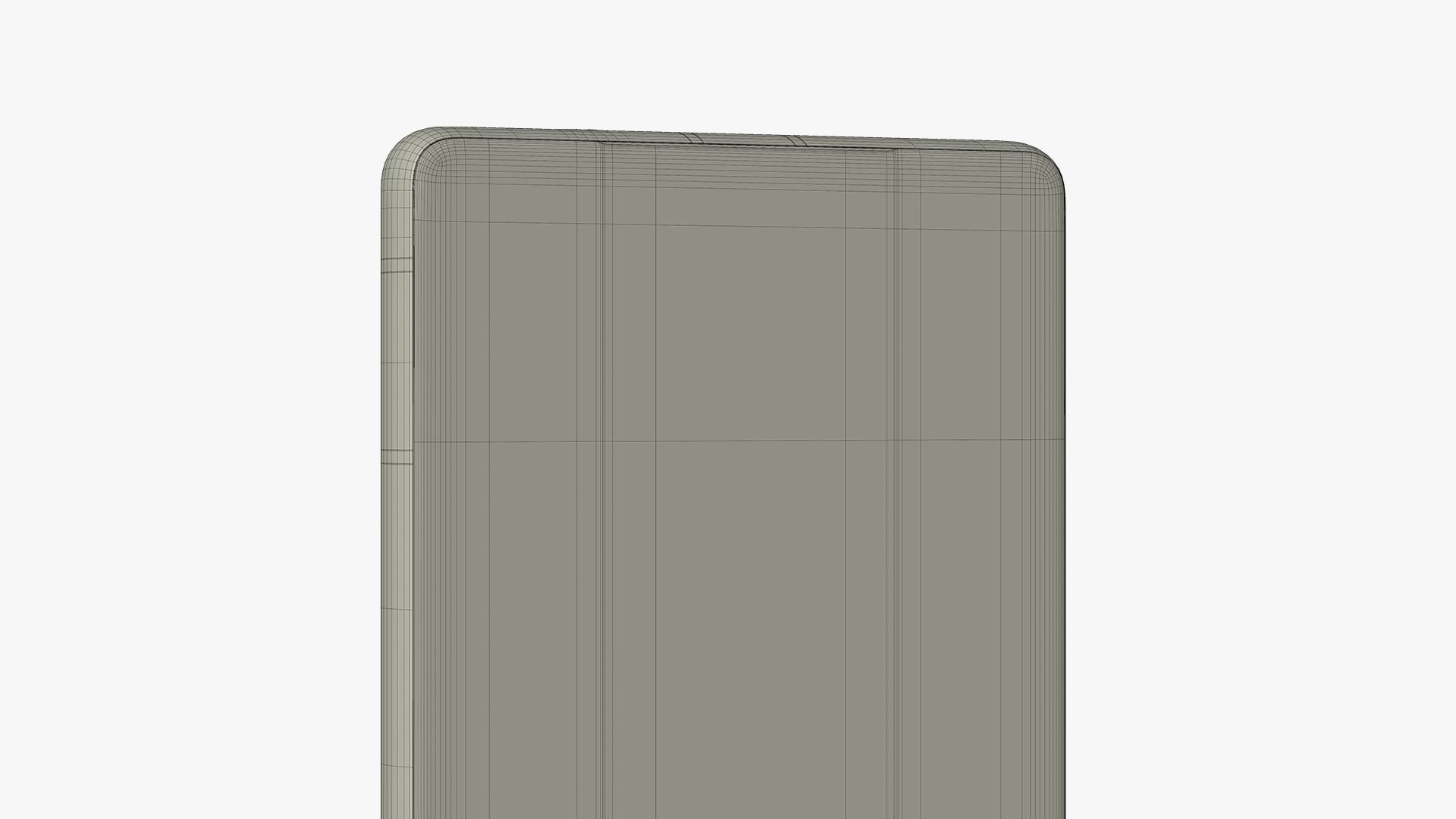 Google Pixel 7a Charcoal Low-poly 3D model_13