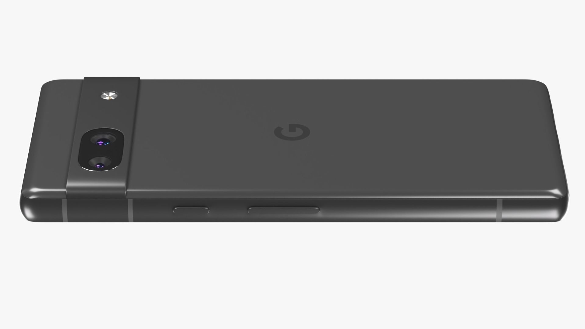Google Pixel 7a Charcoal Low-poly 3D model_4