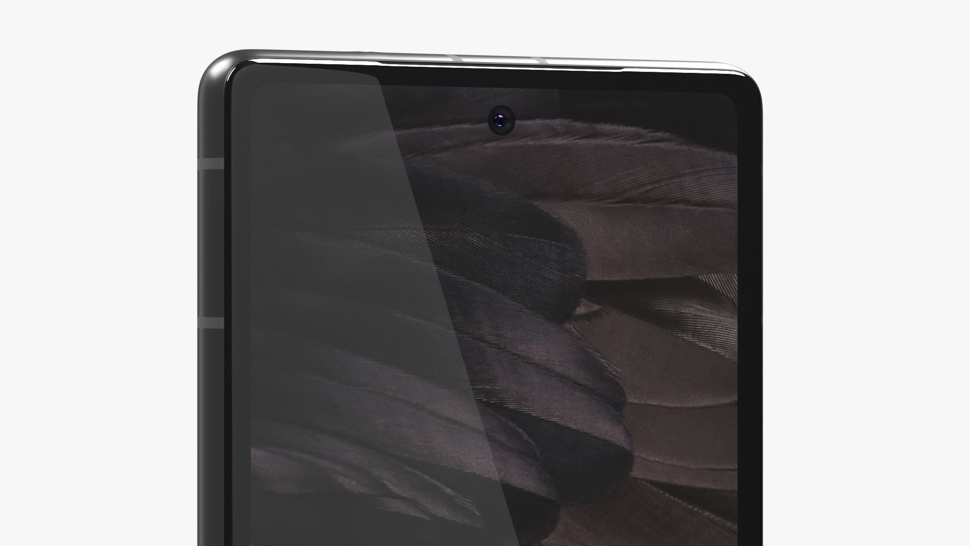 Google Pixel 7a Charcoal Low-poly 3D model_7