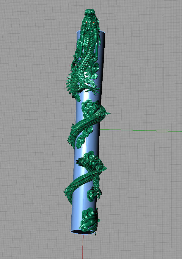 DRAGON  3D print model_2