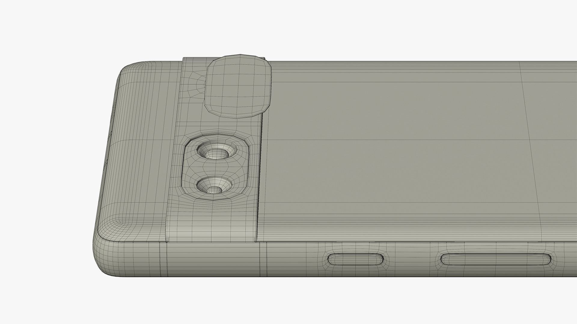 Google Pixel 7a Sea Low-poly 3D model_16