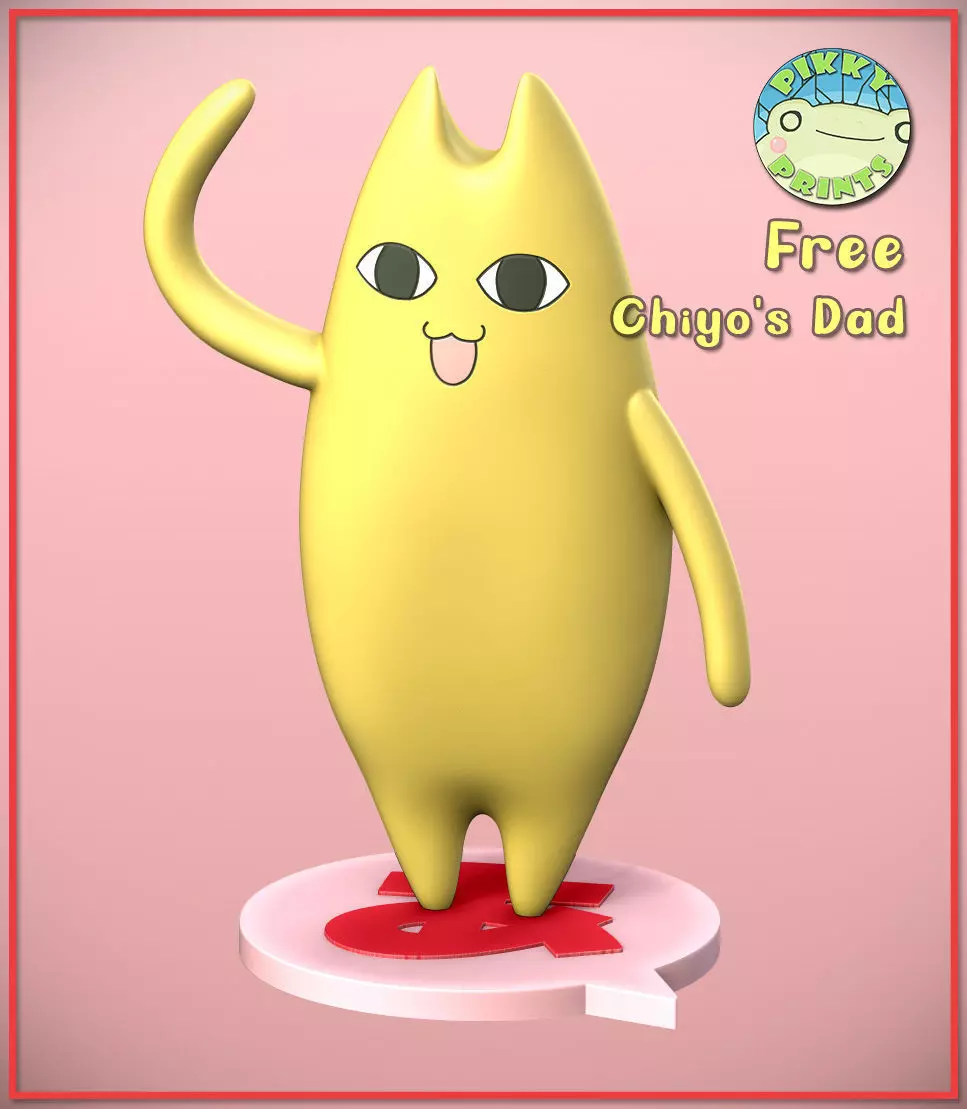 Chiyo Dad - Azumanga Daioh Free 3D print model