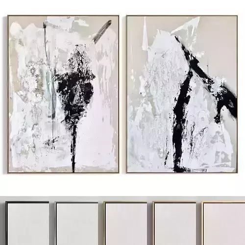 Plaster Two Photo Frame 293