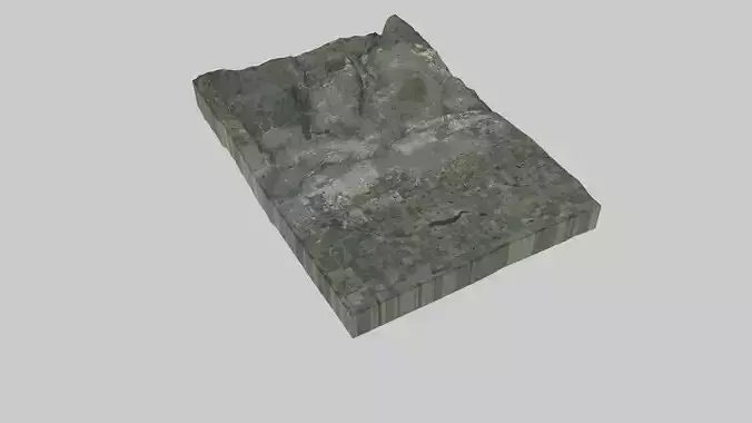 Calgary City Low-poly 3D model