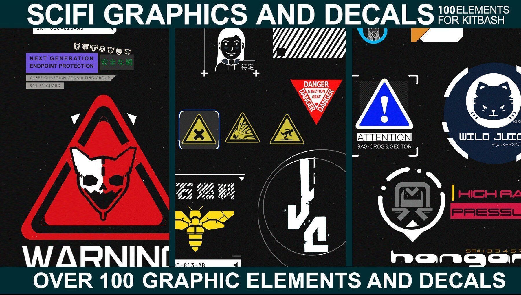 Ultimate Sci-fi Decals Bundle Texture_7